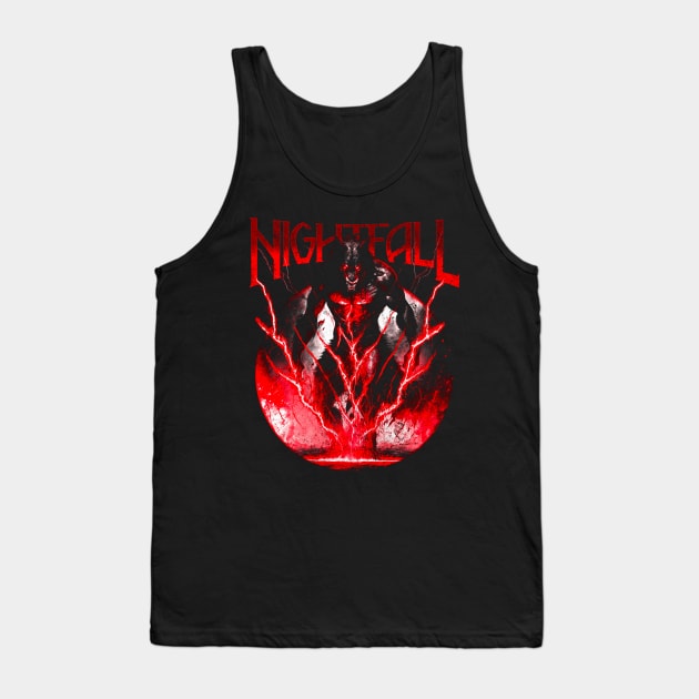 Nightfall Werewolf Streetwear Tank Top by Snoobdesignbkk